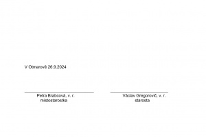 Usnesení ze zasedání Zastupitelstva obce Otmarov - 26.9.2024 (2)
